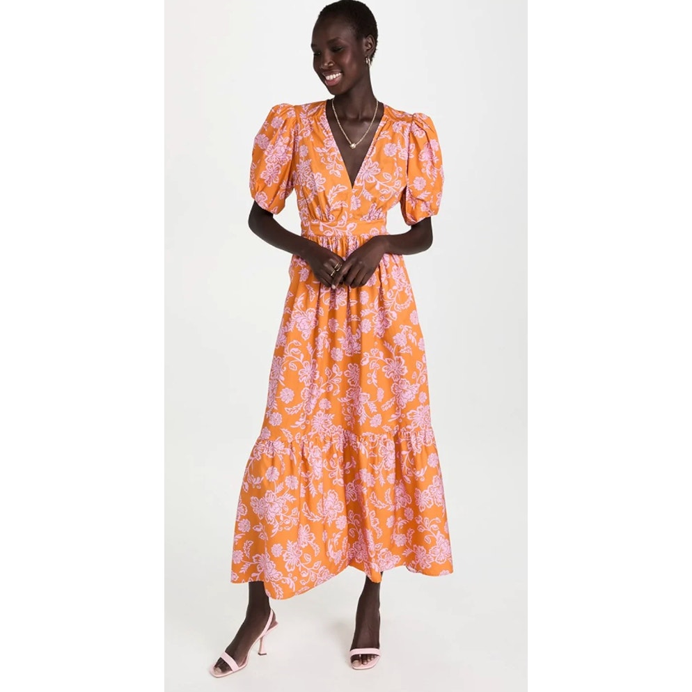 New Xirena Larkyn Dress In Tropicana Orange Size Xs